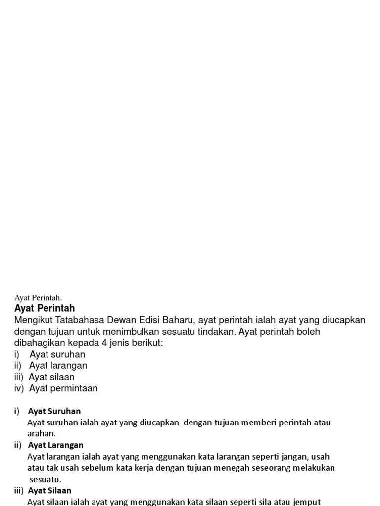 Ayat Perintah