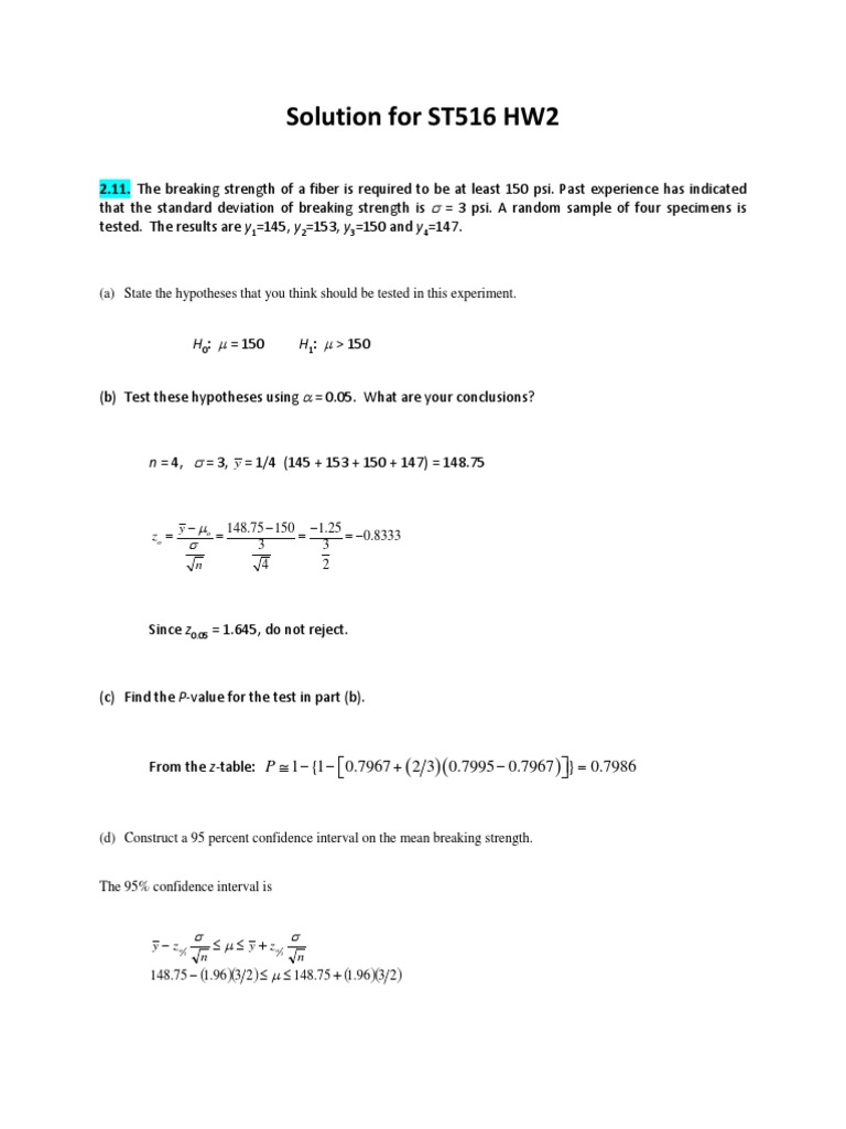 Design and analysis of experiments pdf student s t test p value