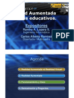 Realidad Aumentada Con Fines Educativos