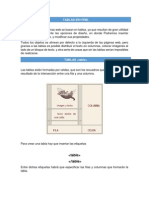 Tablas en HTML