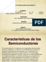 Caracteristicas de Semiconductores