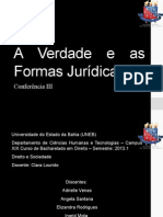 A Verdade e As Formas Jurídicas