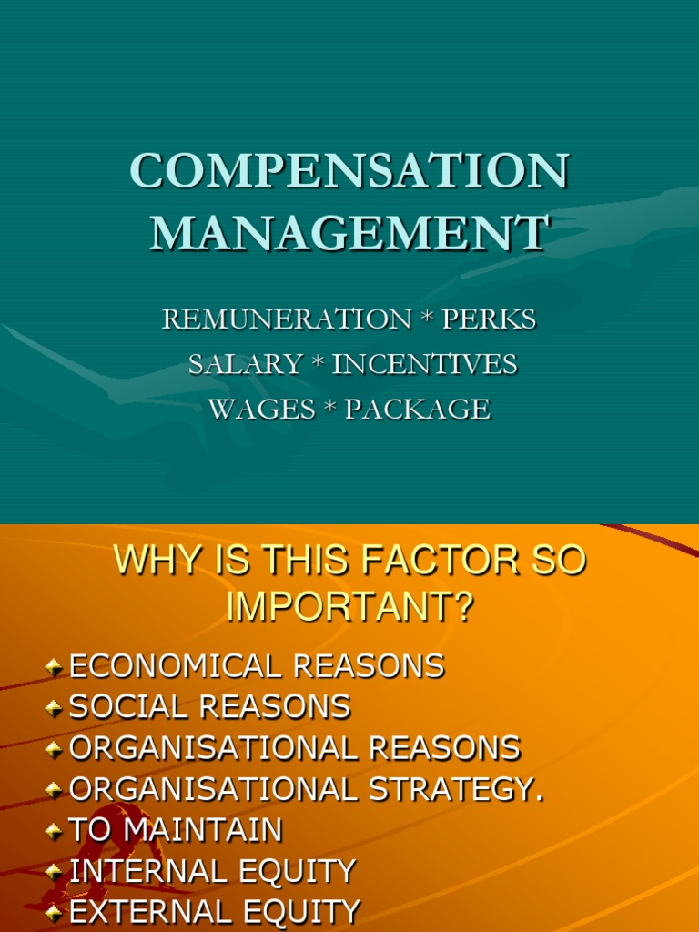 Compensation Management