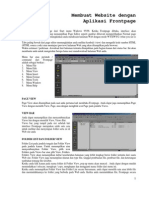 Download Cara Membuat Web Dengan Microsoft FrontPage by Billie SN16502207 doc pdf
