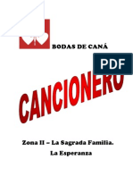 BODAS DE CANÁ - Cancionero