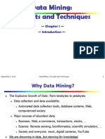Data Mining: Concepts and Techniques: - Chapter 1 - Introduction