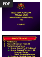Senarai Semak Tindakan Tatatertib