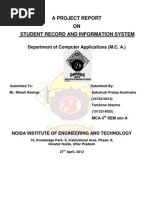 Student Record and Information System