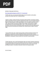 Download Definisi Penilaian Portfolio by Firdaus Ainun SN165039191 doc pdf