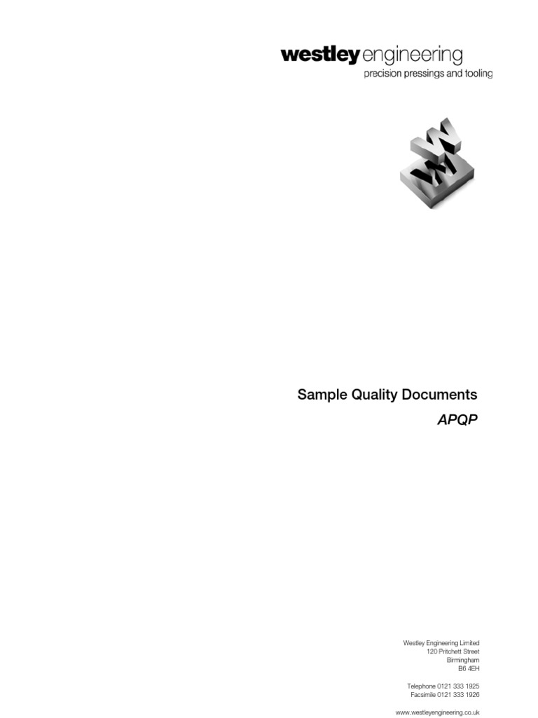Quality Document | PDF | Business | Technology & Engineering