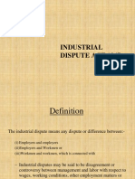 Industrial Dispute - 