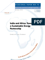 India and Africa, Towards a Sustainable Energy Partnership.pdf