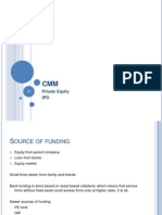 CMM - Private Equity and IPO