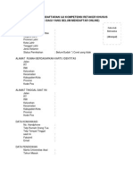 Formulir Pendaftaran Uji Kompetensi Retaker Khusus