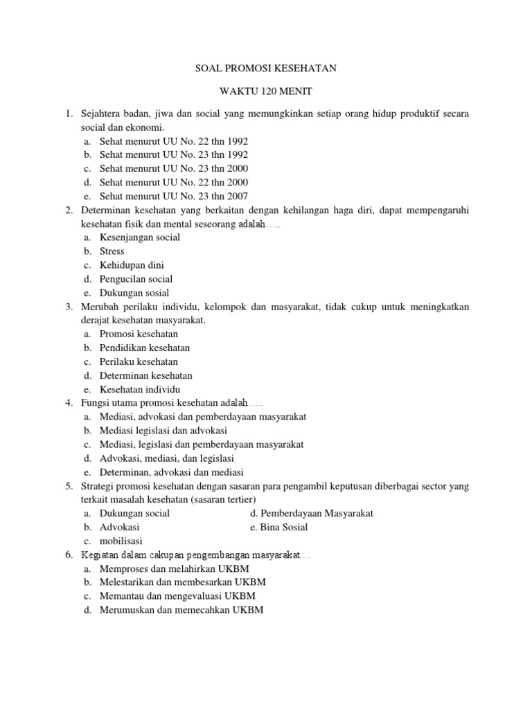 SOAL PROMOSI KESEHATAN.docx