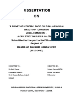 Dissertation ON: Submitted in The Partial Fulfillment of The Degree of