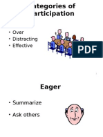 Categories of Participation