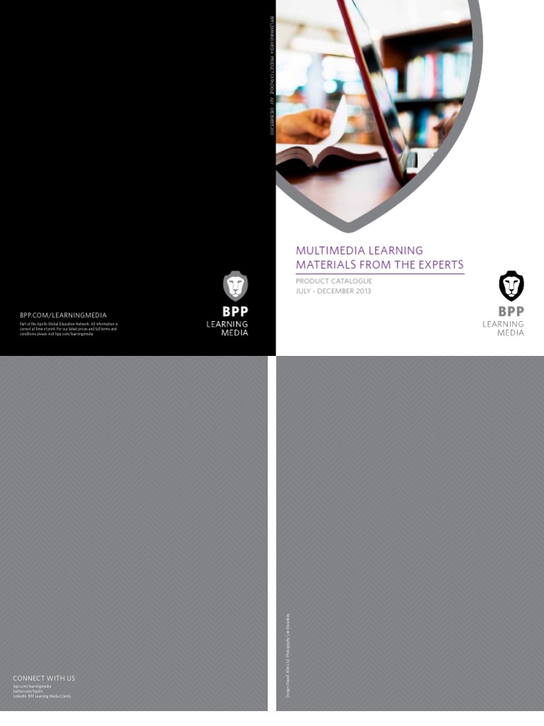 BPP Learning Media Catalogue July Dec 2013 | Internal Audit | Test  (Assessment)