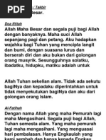 Makna Bacaan Dalam Solat