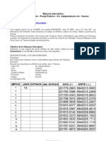 Memoria Descriptiva Subdivision JCTJ