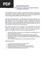 Download KONSULTAN SOP  PENYUSUNAN SOP  Cara PEMBUATAN SOP  SOP  REVIEW SOP  PROSEDUR KERJA  STANDAR OPERASI PROSEDUR  Training SOP  HP08159767636 by yoyosoko SN16508259 doc pdf