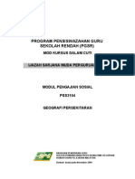 Modul PSS Geografi Persekitaran