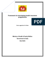 Framework For Developing Health Insurance Programme