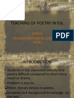 Topic 6 Ded3043 Teaching of Literature in Esl