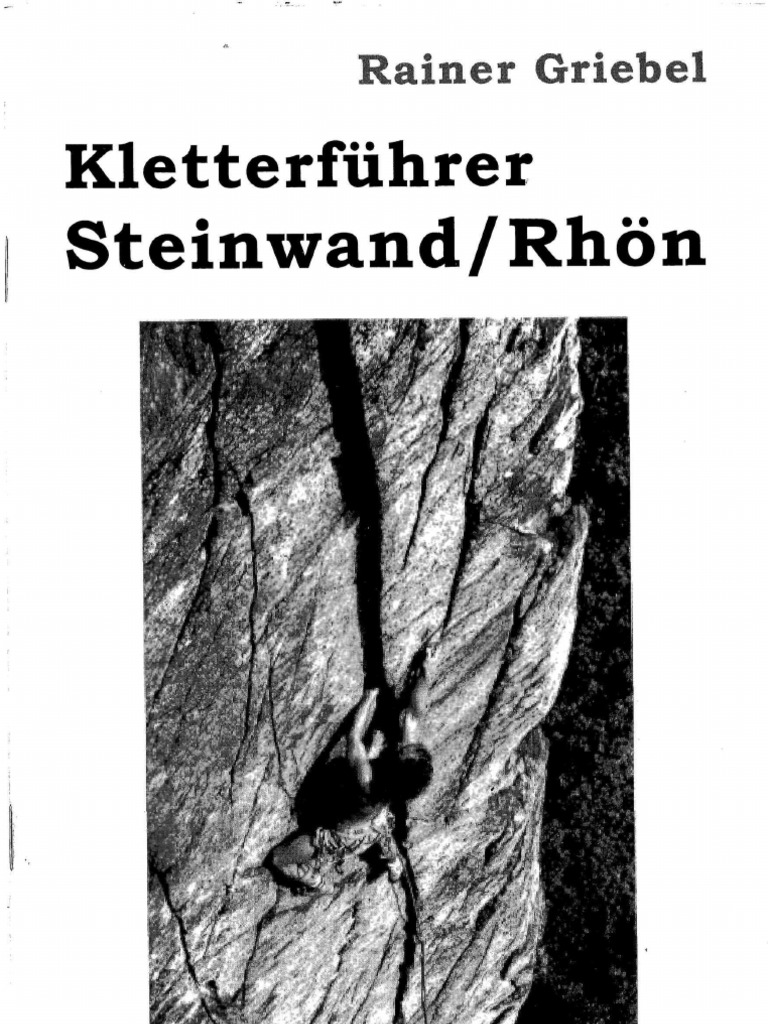 Kletterfuehrer Steinwand Rhon