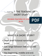 Topic 7: The Teaching of Short Story