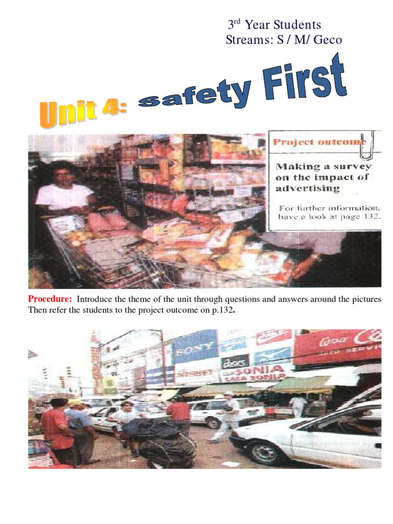 Safety First: Language and Awareness | PDF | Verb | Noun
