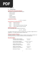 Algebra Notes