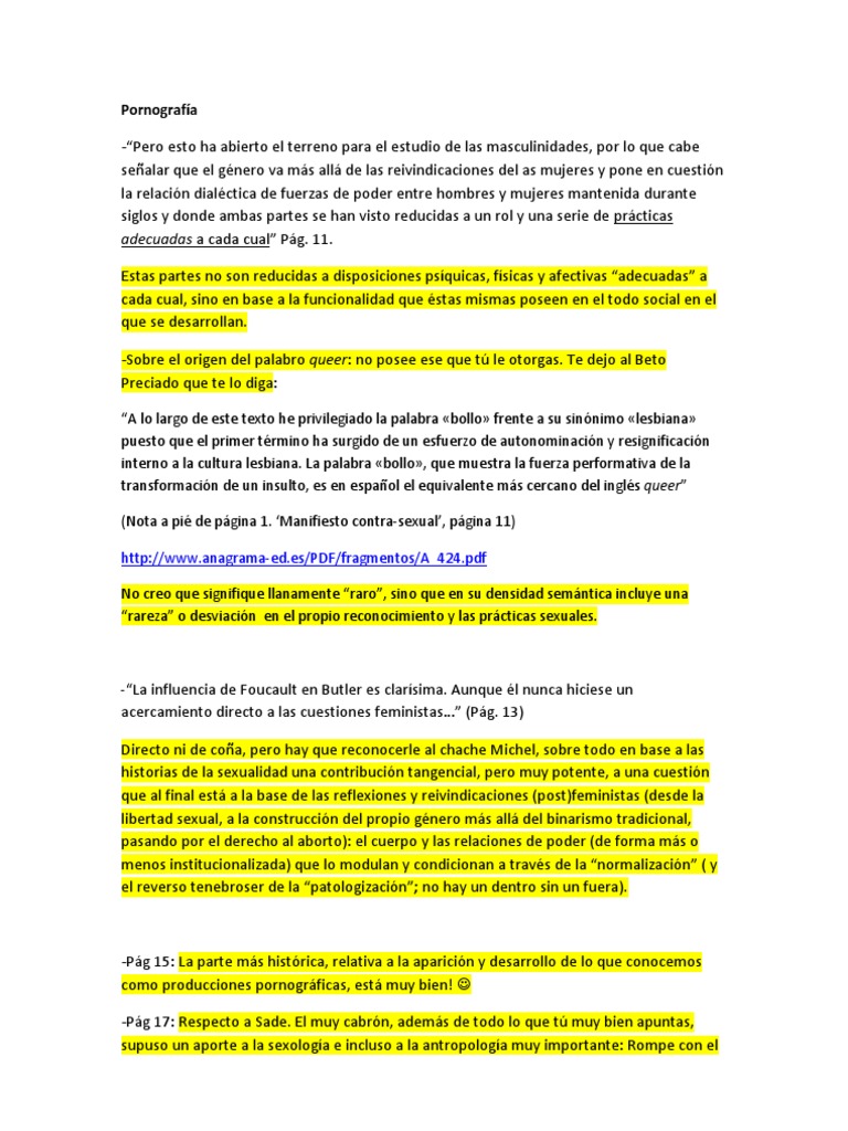 Pornografía | PDF | Lesbianas | Hombre