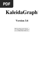 KaleidaGraph Manual Version 3.6