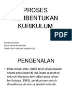 KRITERIA PEMBENTUKAN KURIKULUM