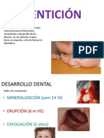 DENTICIÓN