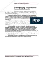 Empirical Research Synopsis: Effect of Psychographic Advertising On Consumer Purchasing Behaviour - An Online Perspective