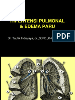 Hipertensi Pulmonal & Edema Paru: Dr. Taufik Indrajaya, DR.,SPPD.,K-KV, Finasim