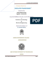 Gas Insulated Transformer Full Report