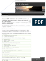 Instalar IBM Informix en CentOS Linux 5.5 - El Hombre Que Reventó de Informa