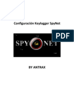 Configuración Keylogger SpyNet