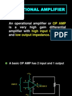 Operational Amplifier: Op Amp High Input Impedance Low Output Impedance