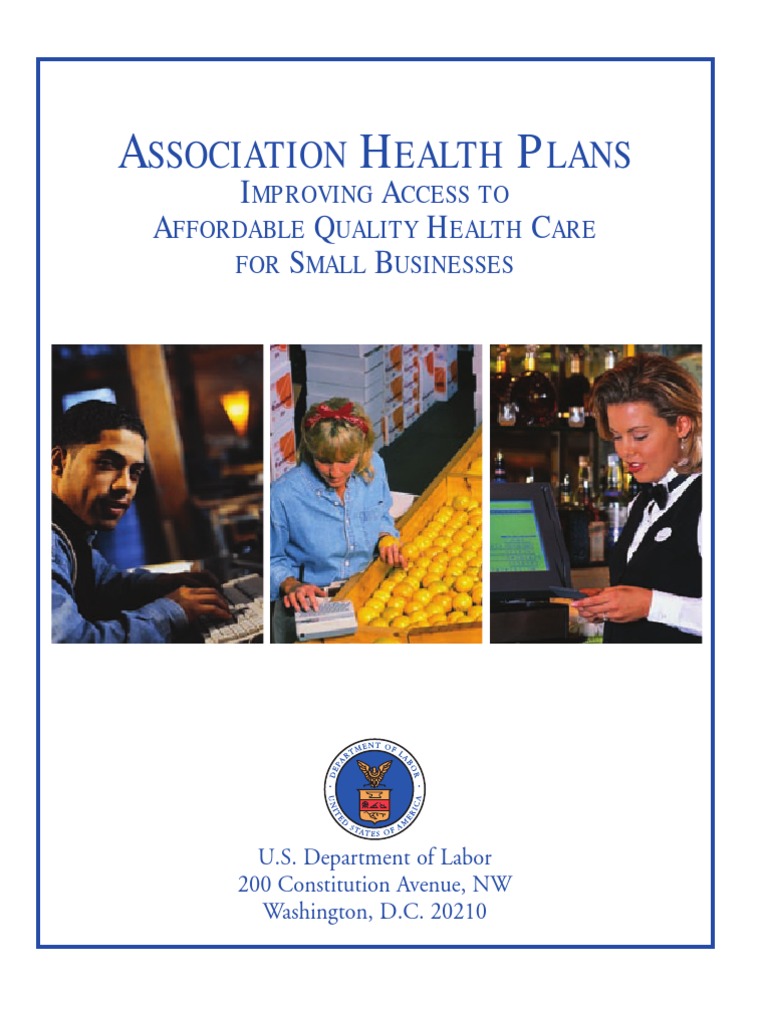 Department of Labor: Ahp-Report | PDF | Health Insurance In The United ...