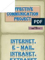 Internet, E-Mails, Intranet, Extranet