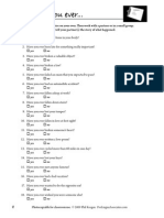 4 Have You Ever - Questionnaire