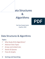 DS and Algorithms Oct 25th and 26th Classes