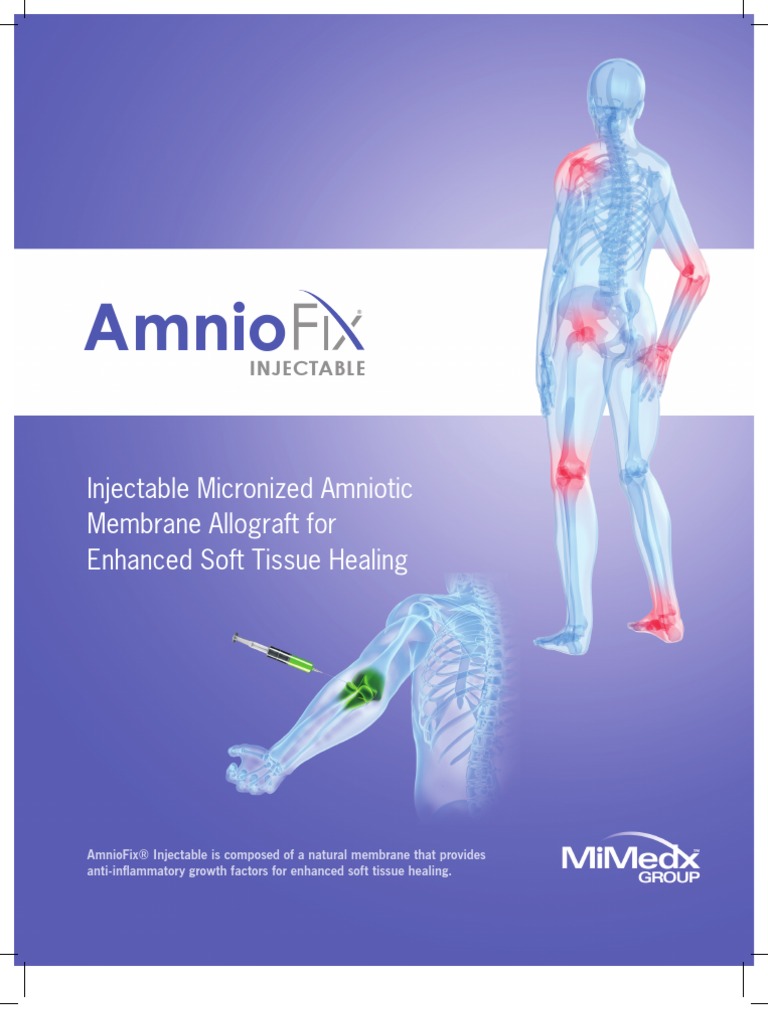 amniofix injectable brochure Medicine Earth & Life Sciences