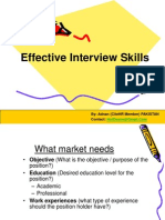 interview skills. 
