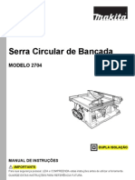 Manual Serra Circular de Bancada PDF