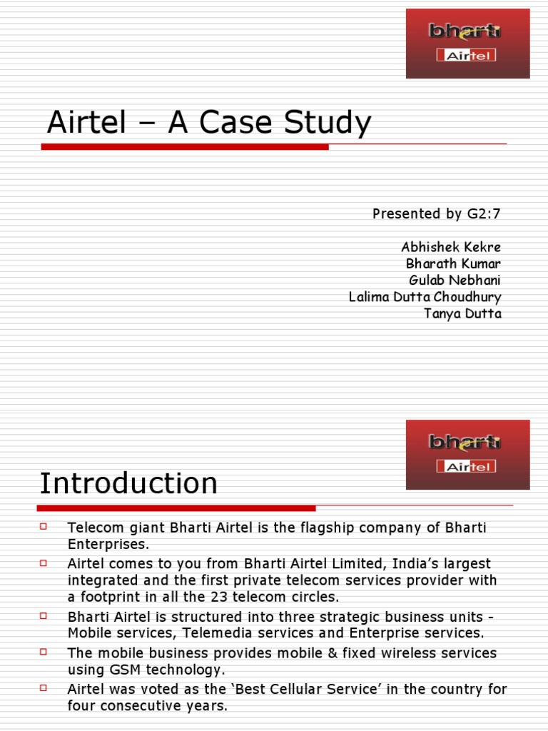 Airtel case study picture